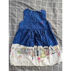 Joules Winter Scene Christmas Dress